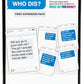 WHAT DO YOU MEME? New Phone, Who Dis? Expansion Pack - 45 Inbox & 135 Reply Cards - Medium - Blue - Model NPWDEXP310