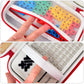 Case Compatible With Giiker Super Blocks Puzzle Game, Super Slide Brain Teaser Puzzle Holder, Organizer Storage Bag For Electronic Brain Game Console & Puzzles For Kids Boys And Girls -Box Only-White