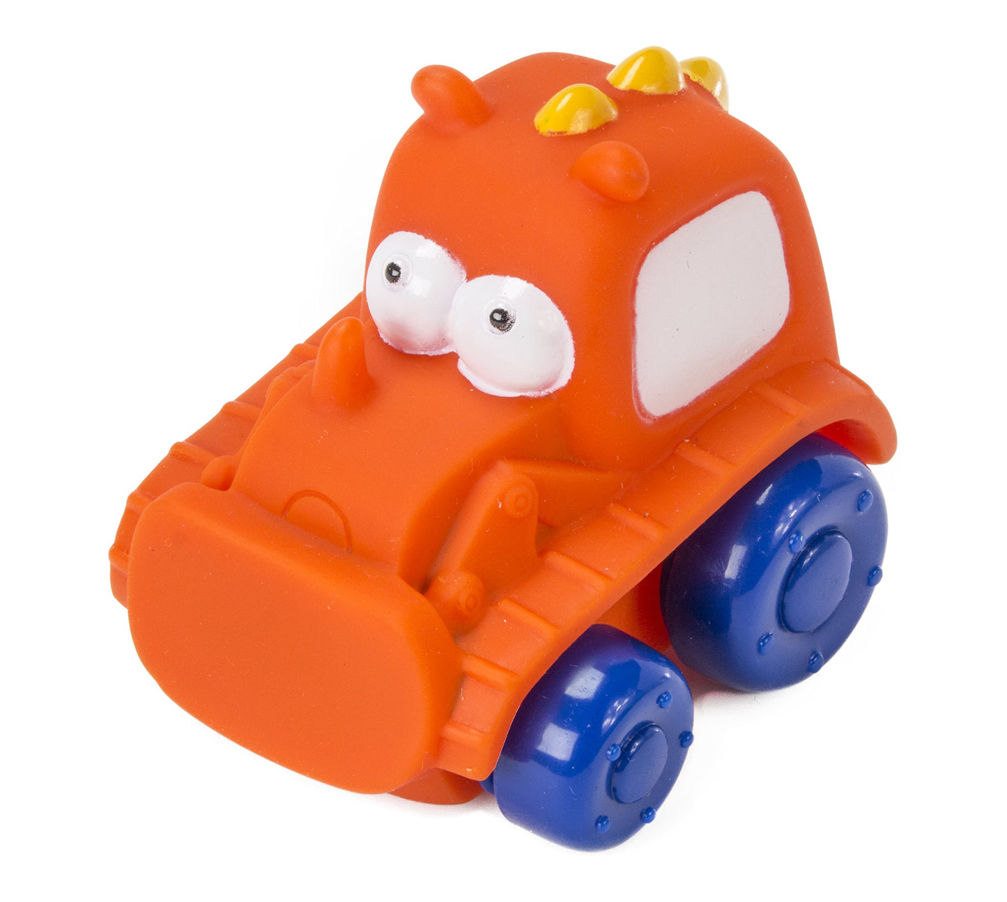 Kidoozie Mini Monster Trucks - Teaches Beneficial Roleplay and Employs Tactile Engagement - Includes Yellow, Orange, Blue, Green