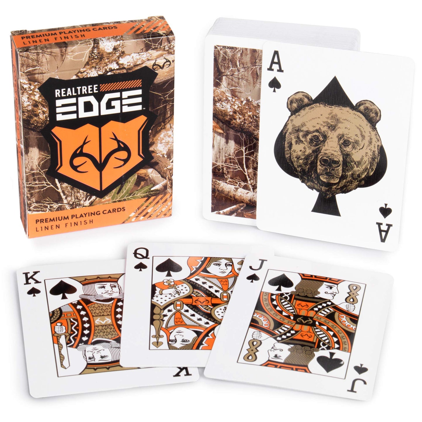 Brybelly Realtree Camouflage Playing Card Deck|enhanced Woodland Standard game-style Size Camo Playing Cards|Woodland