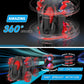 Eulogia RC Stunt Car 360 Upright & Side Rotating Remote Control Car, 4WD All Terrain Car Truck with 2 * 1200mAh Rechargeable Bat