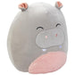Squishmallows 10' Harrison The Grey Hippo Plush - Official Kellytoy - Collectible Soft Squishy Hippopotamus Stuffed Animal Toy - Add To Your Squad - Gift For Kids, Girls & Boys - 10 Inch