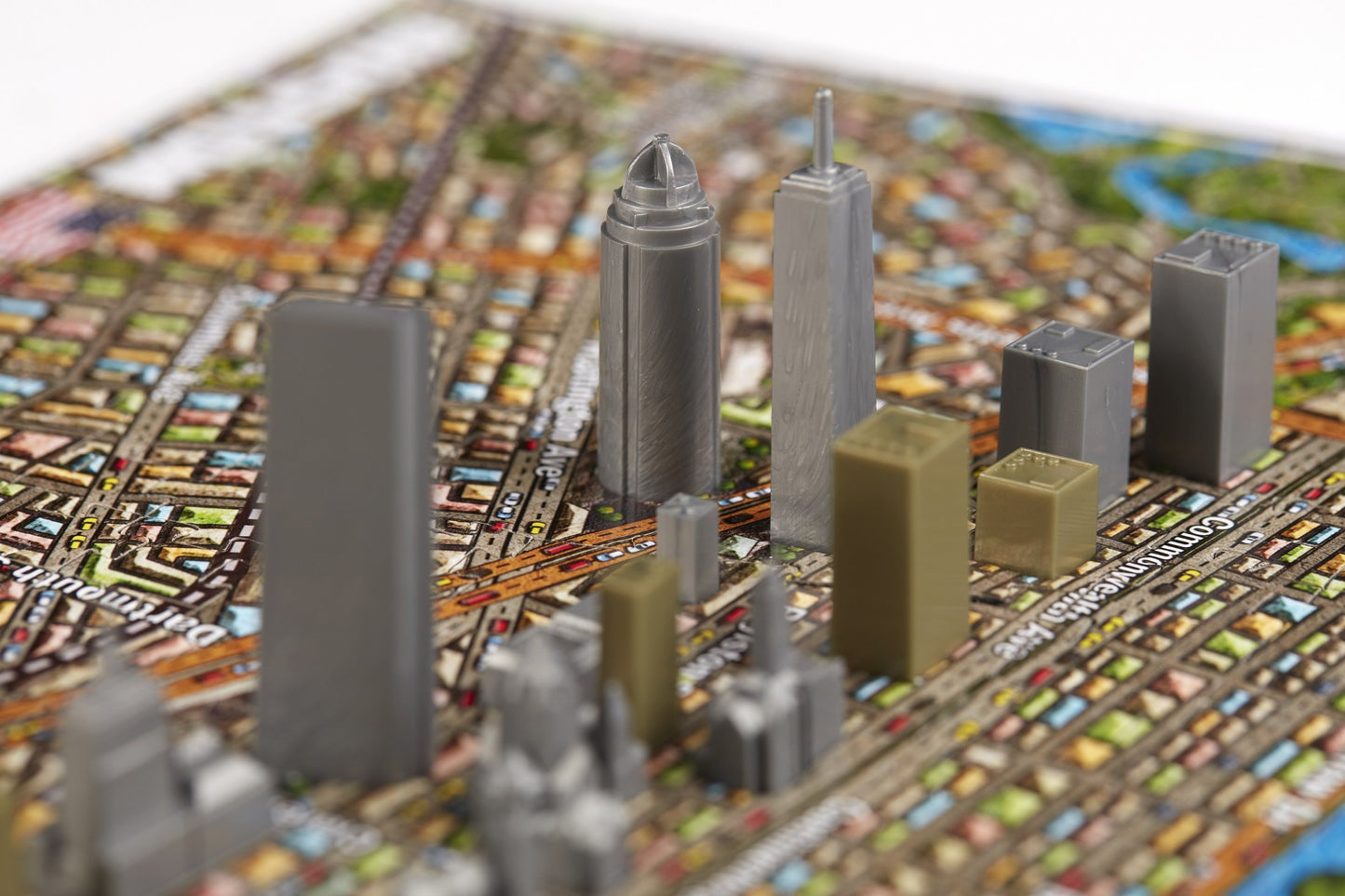4D Cityscape Chicago Skyline Puzzle