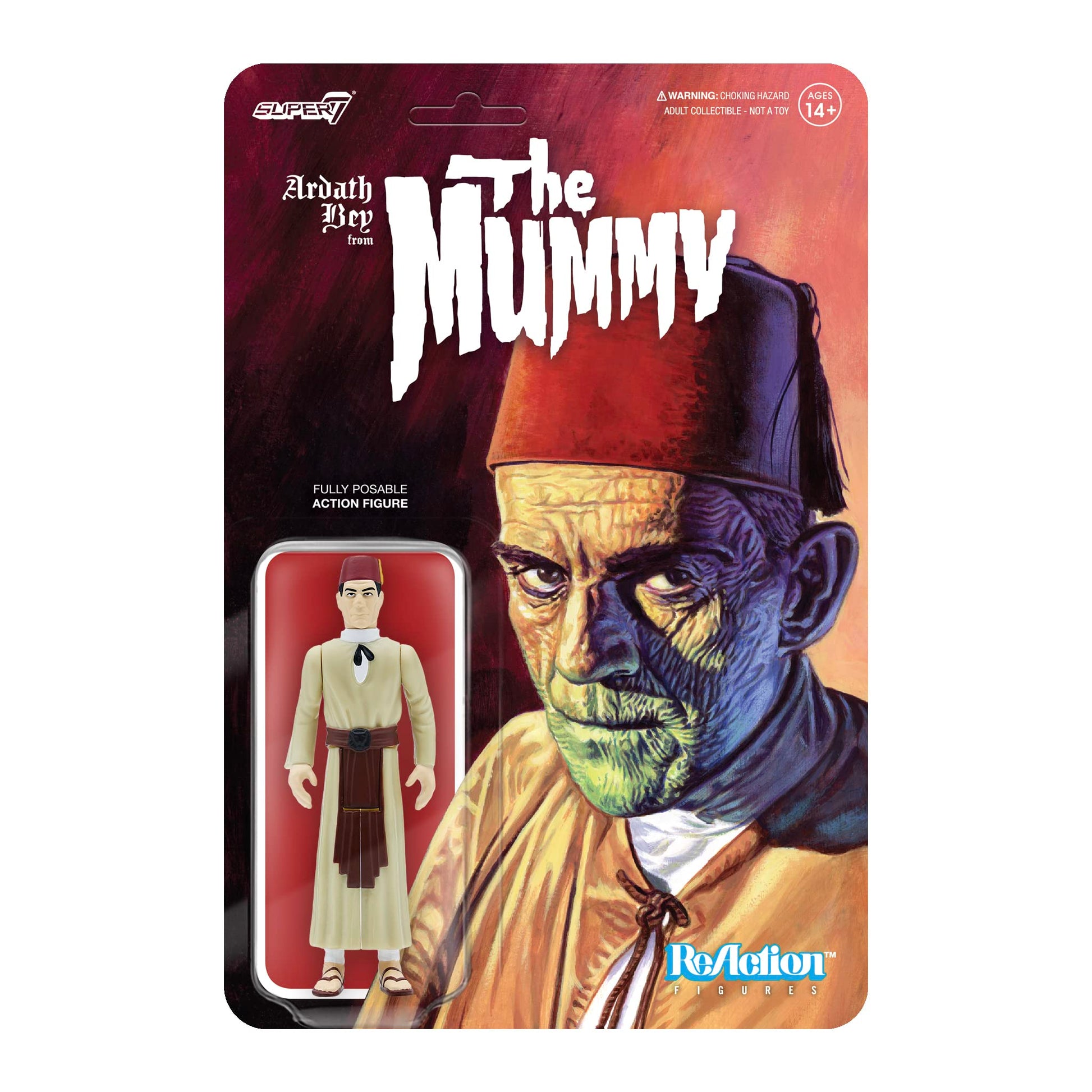 Super7 Universal Monsters Ardath Bey 3.75 in Reaction Figure