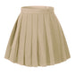 Beautifulfashionlife Girl`S Mini Khaki Uniform Skirts Cosplay Costumes (M,Khaki)
