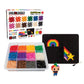 Pix Brix Pixel Art Puzzle Bricks - 6 000 Piece Pixel Art Container  12 Color Dark Palette - Interlocking Building Bricks  Create 2D and 3D Builds Without Water or Glue - Stem Toys  Ages 6 Plus