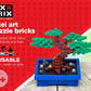 Pix Brix Pixel Art Puzzle Bricks, Mixed Bulk Brix - 1,500 Pieces (500 Light, 500 Medium, 500 Dark) - Interlocking Building Brick
