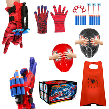 Dravf Spider Web Shooter Toy For Men And Kids, Super Spider Webs Shooters Hero With Wrist Toys Set Cool Stuff Funny For Christma