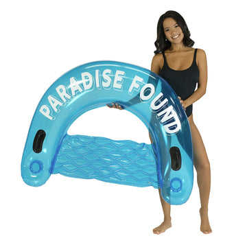 Poolcandy Sun Chair Water Raft, Multiple Chair Styles (Black Onyx)