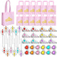Yinder 12 Princess Party Favors Costume Dress up Accessories Set Included Gift Bags Princess Plastic Crown Tiara Rings and Wands