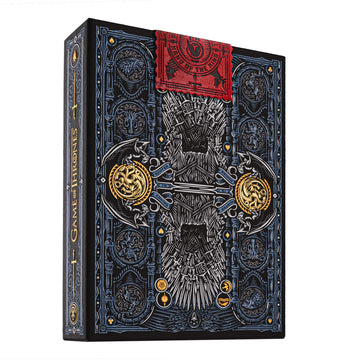 theory11 Game of Thrones Playing Cards - Premium Poker Size - Gold, Blue, Black - Model ELF-DECK - Cardstock Material