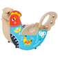Manhattan Toy Musical Chicken Instrument for Toddlers - Xylophone, Drumsticks, Cymbal, Maraca - Blue - One Size - Model 216570