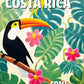 Cross & Glory - Costa Rica In Color - 1000 Piece Jigsaw Puzzle For Adults | Vibrant Tropical Forest & Toucan | Satin-Finished Travel Puzzle