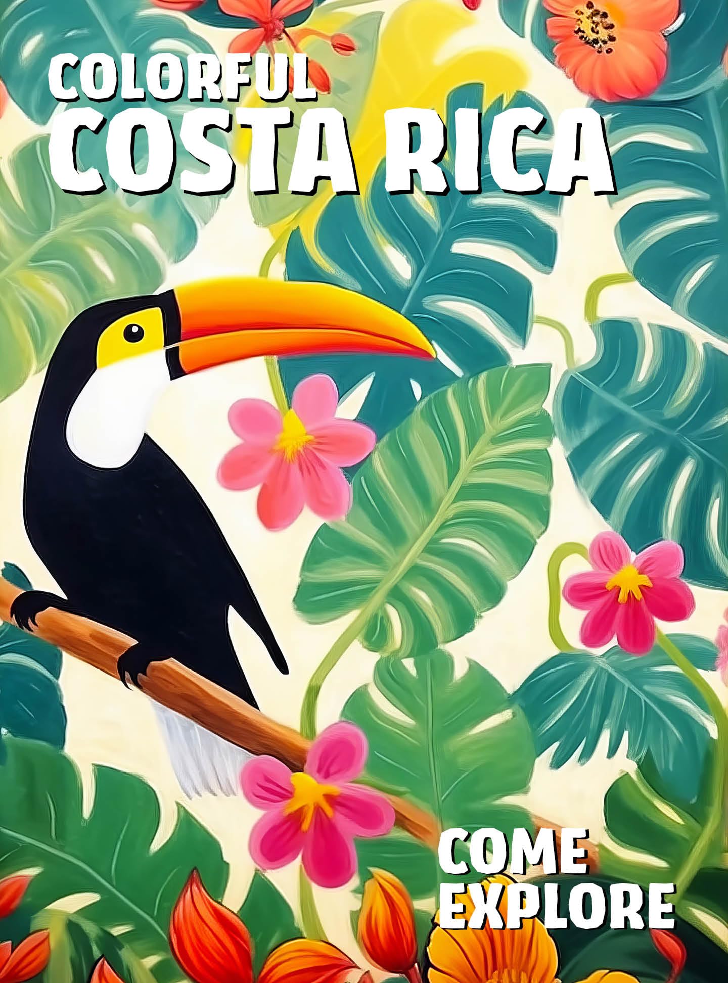 Cross & Glory - Costa Rica In Color - 1000 Piece Jigsaw Puzzle For Adults | Vibrant Tropical Forest & Toucan | Satin-Finished Travel Puzzle