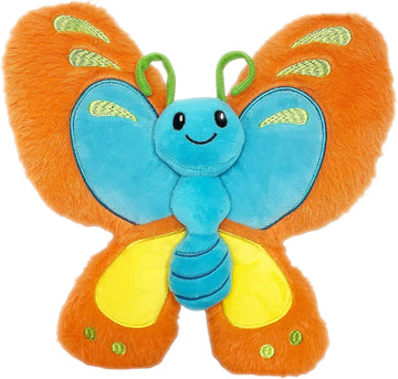 Auswella Plush Butterflies - Plush Stuffed Butterflies In Assorted Color (Sorbet Orange)
