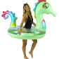 Poolcandy Jumbo 48' Seahorse Pool Tube, Stylish, Ultra Durable, Easy-Inflate Pvc Pool Tube, Great For Pool, Beach, Lake, River, Perfect For Kids And Adults