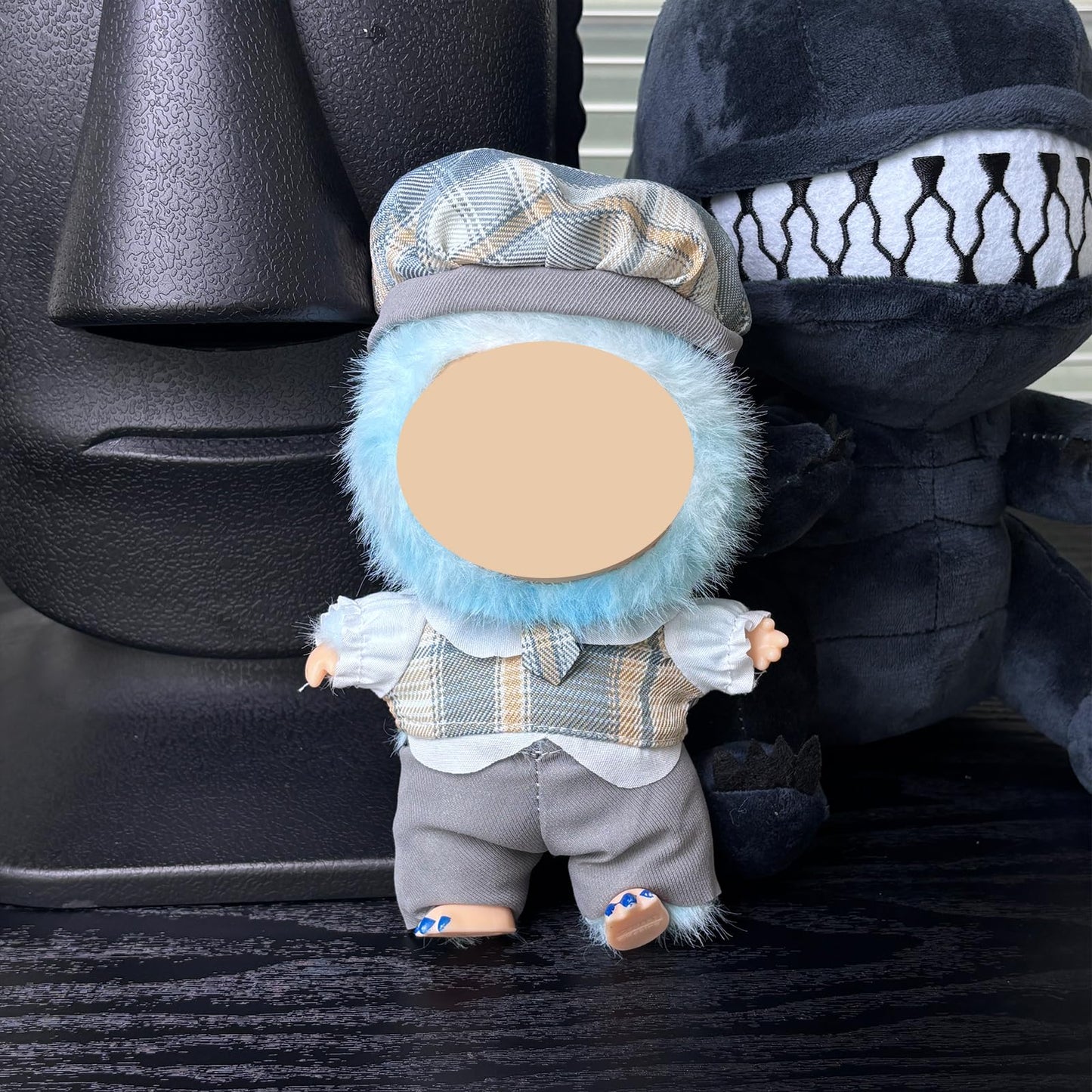 Doll Clothes - Compatible with LBB 5.91-6.7inch(15-17cm) Dolls as Accessories Only  enhanced Dolls Outfit with Accessories  Hand Crocheted Hat  Sweaters  Bag 6