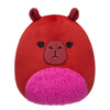 Squishmallows Original 8-Inch Marcia Maroon Capybara Plush Toy - Soft Polyester Cuddle Companion