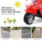 HONEY JOY Kids Motorcycle, 6V Electric Motorcycle for Kids, LED Headlights, Music, Pedal, Storage Trunk, Horn, 3-Wheeler Ride On