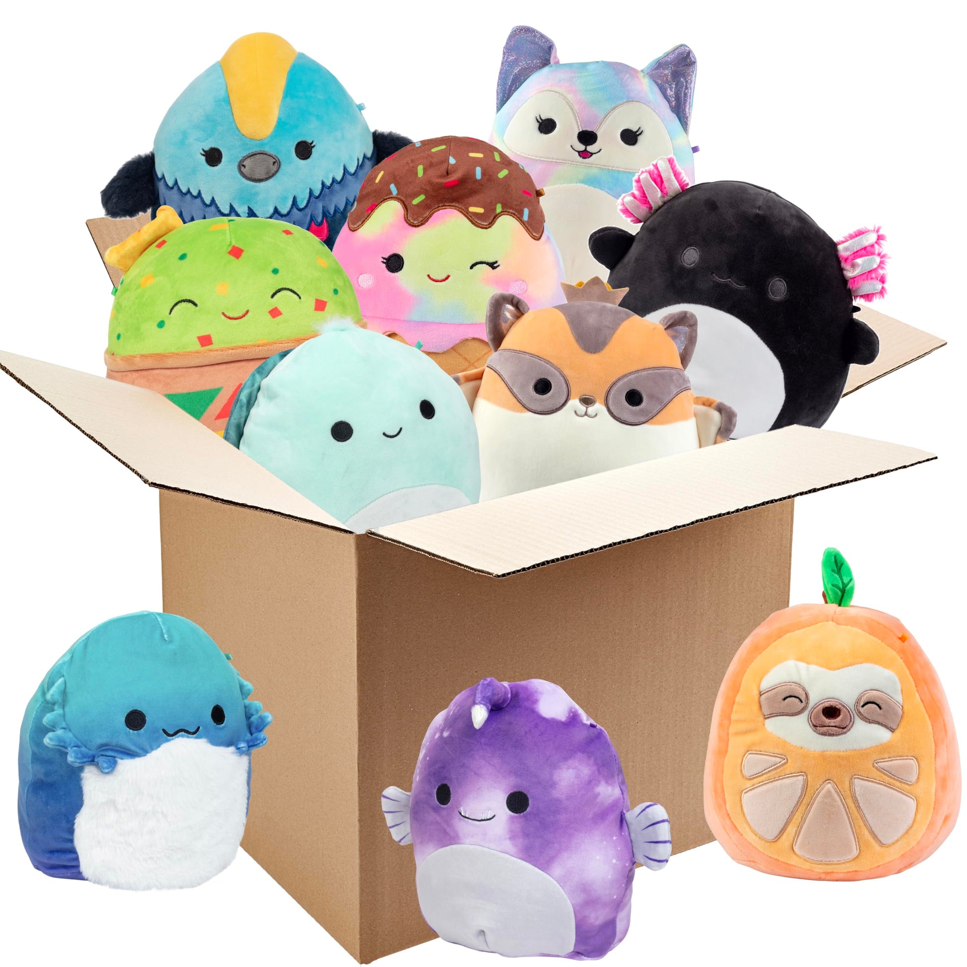 Squishmallows Mystery 8 8-Squish 2025 Party Favor Pack Get Eight Official Jazwares Plush for Less- Enough Gifts for All Your Gue