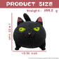 AWANGLUO Squishy Fidget Cat-Shaped Stress Toy, TPR, Black & White, Model HOTTOY01, Anxiety Relief for Kids & Adults