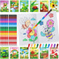 Ben Louis 24 Pcs Insects Mini Coloring Books With 24 Crayons Spring Butterfly Bee Beetle Party Favors Activity Books Bulk For Ki
