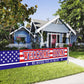 Large Welcome Home Banner, Deployment Returning Party Supplies Military Army Homecoming Party Decorations Sweet Home Decor (9.8