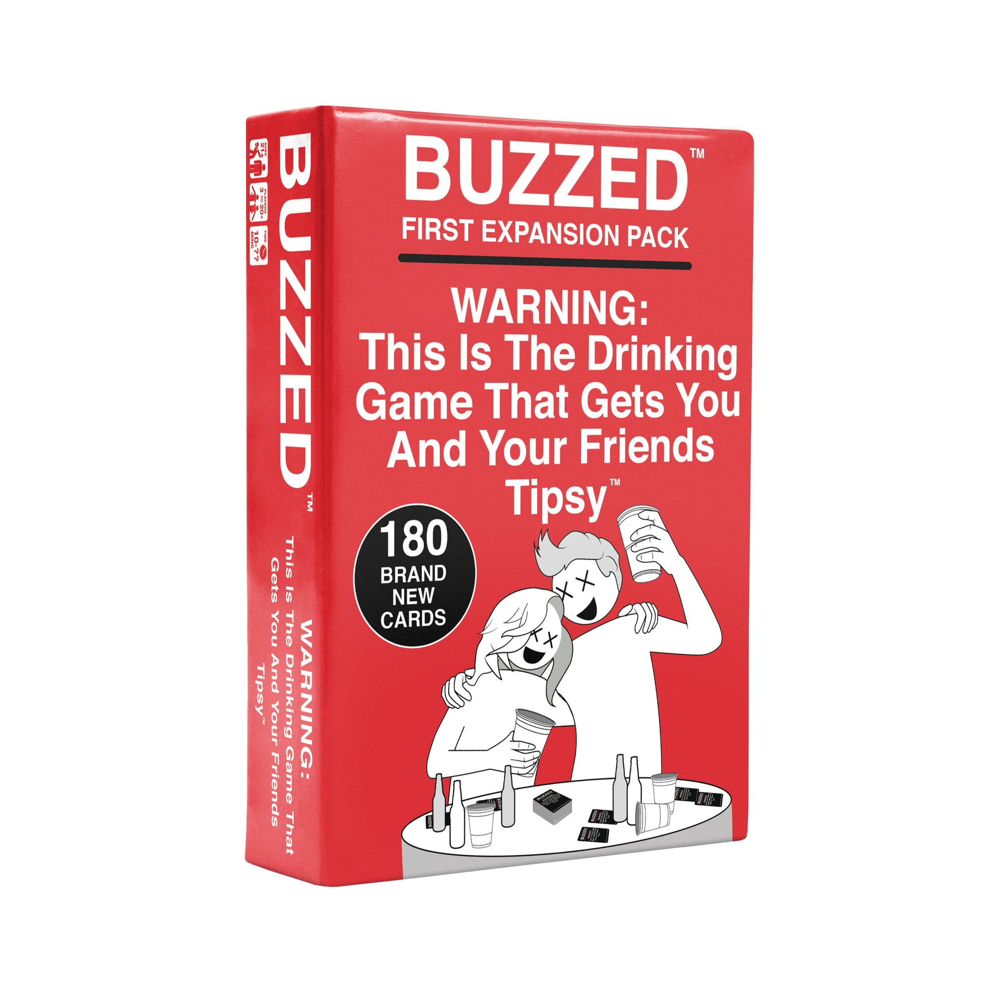 WHAT DO YOU MEME? Buzzed Expansion Pack #1  The Hilarious mature-themed Drinking Game  Perfect for Bachelor Party Fun  180 Cards to Add to The Core Game