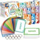 Springflower 1012 Sight Words Flash Card,900 Dolch & Fry High Frequency Sight Word,112 Phonic Flash Cards For Kindergarten Homes