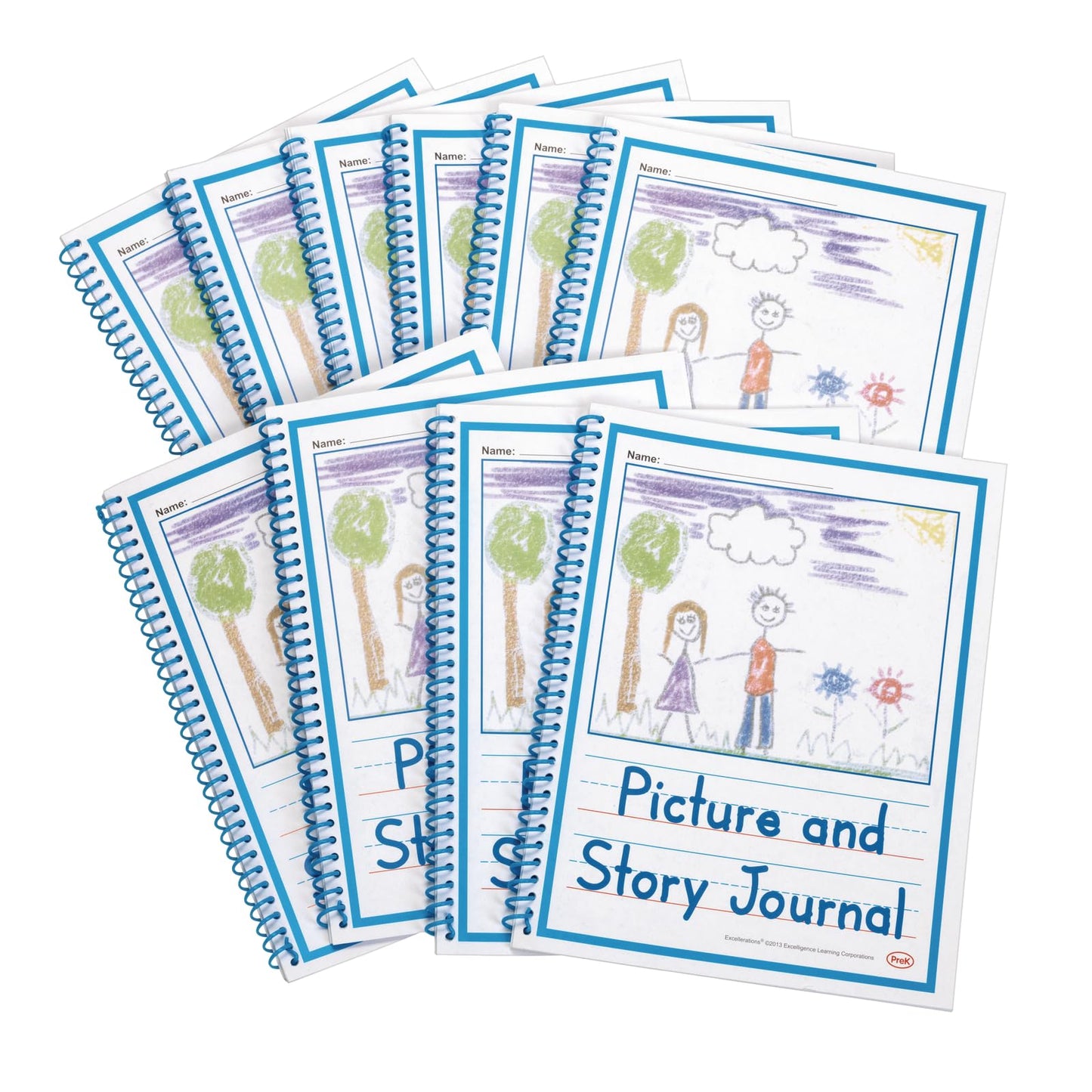 Excellerations Beginner'S Story Journals - Set Of 10 (Item # Prekjrnl)