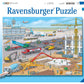 Ravensburger Construction At The Airport Jigsaw Puzzles - Enhanced Kid'S Cognitive Development | Unique Puzzle Pieces For Holidays And Birthdays