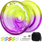 Aoe Dual Function Yoyo For Kids, Professional Responsive & Unresponsive Yoyo With 10 Strings, Case, Bearing Kits