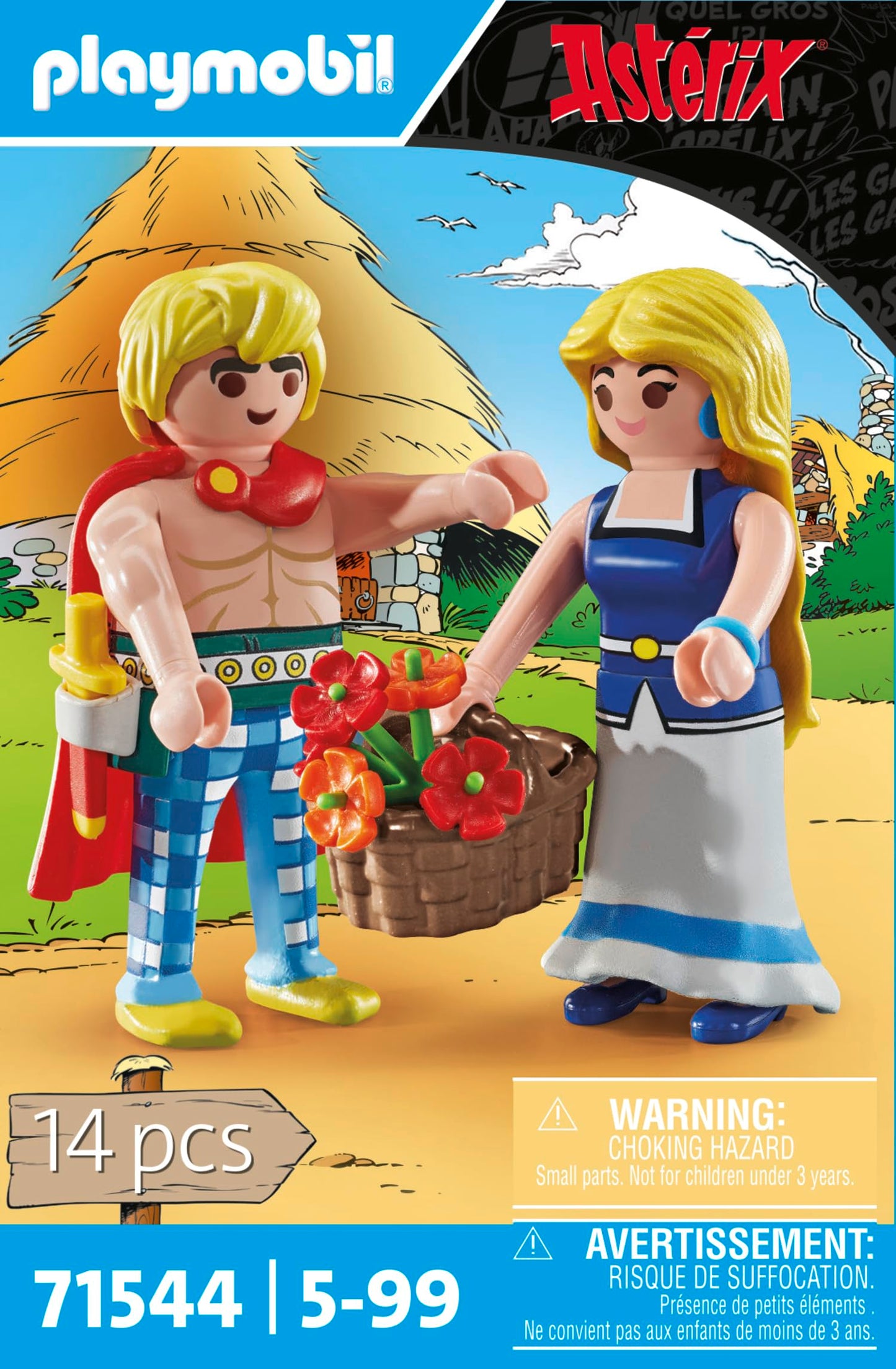 Playmobil | Asterix | Tragicomix And Falbala | Couple In Love From The Asterix Universe | Toy For Children From 5 Years | 71544
