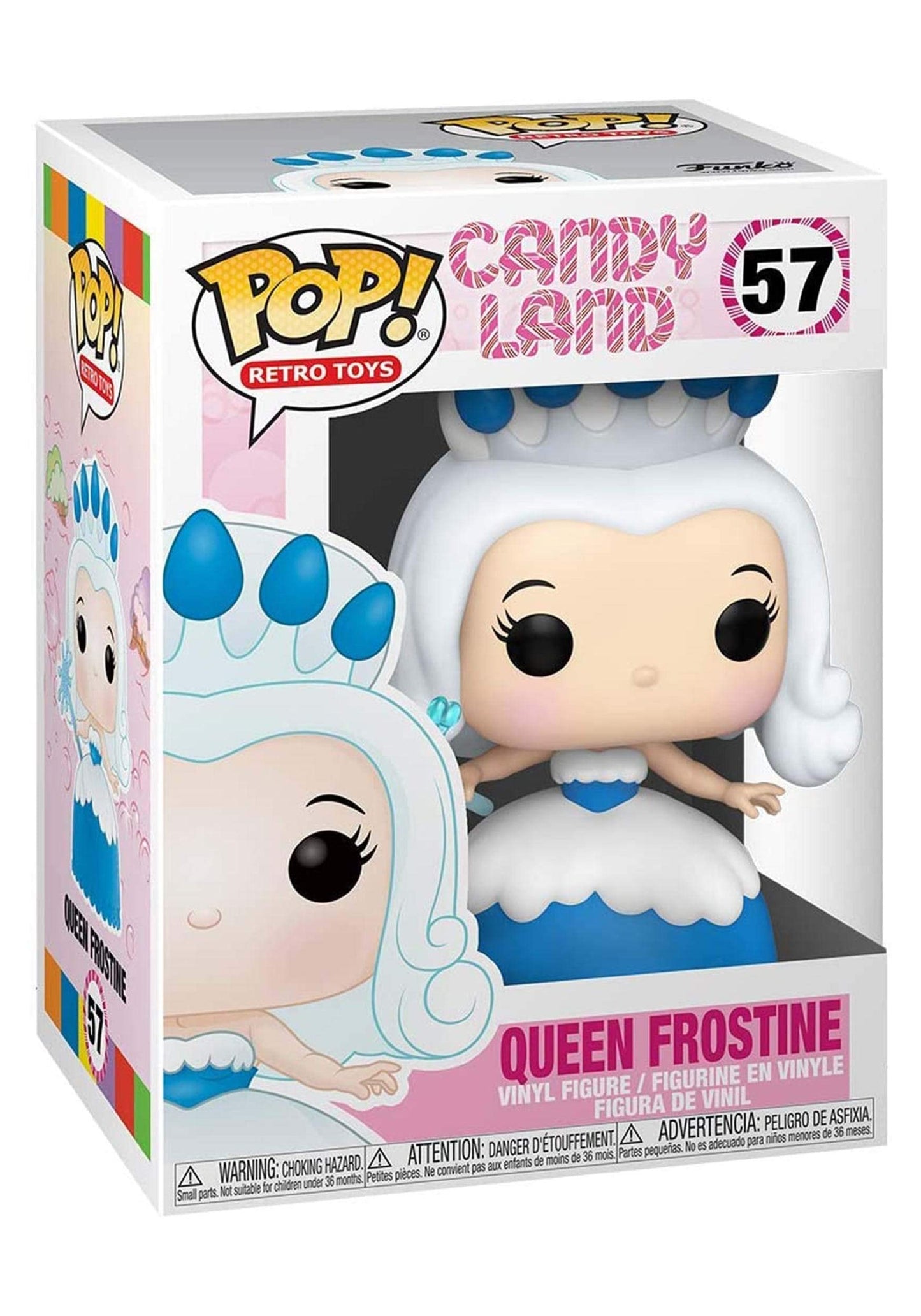 Funko POP Retro Toys Candyland Queen Frostine Vinyl Figure, Multicolor, One Size, Model 52160