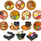 JDProvisions Miniature Mexican Fiesta Clay Pretend Food Decorations Arts Day of The Dead Offerings Dia De Los Muertos Ofrendas C