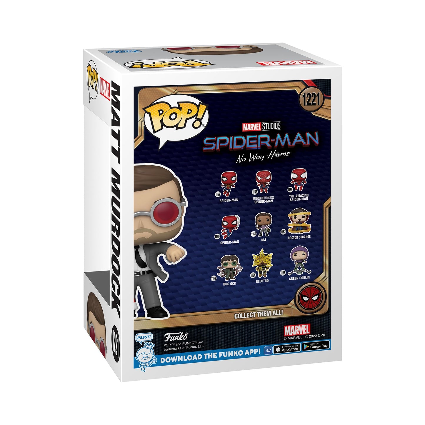 Funko Pop Marvel Daredevil TV Matt Murdock Exclusive Vinyl Figure, Multicolor, One Size, Model 71056, Plastic Material