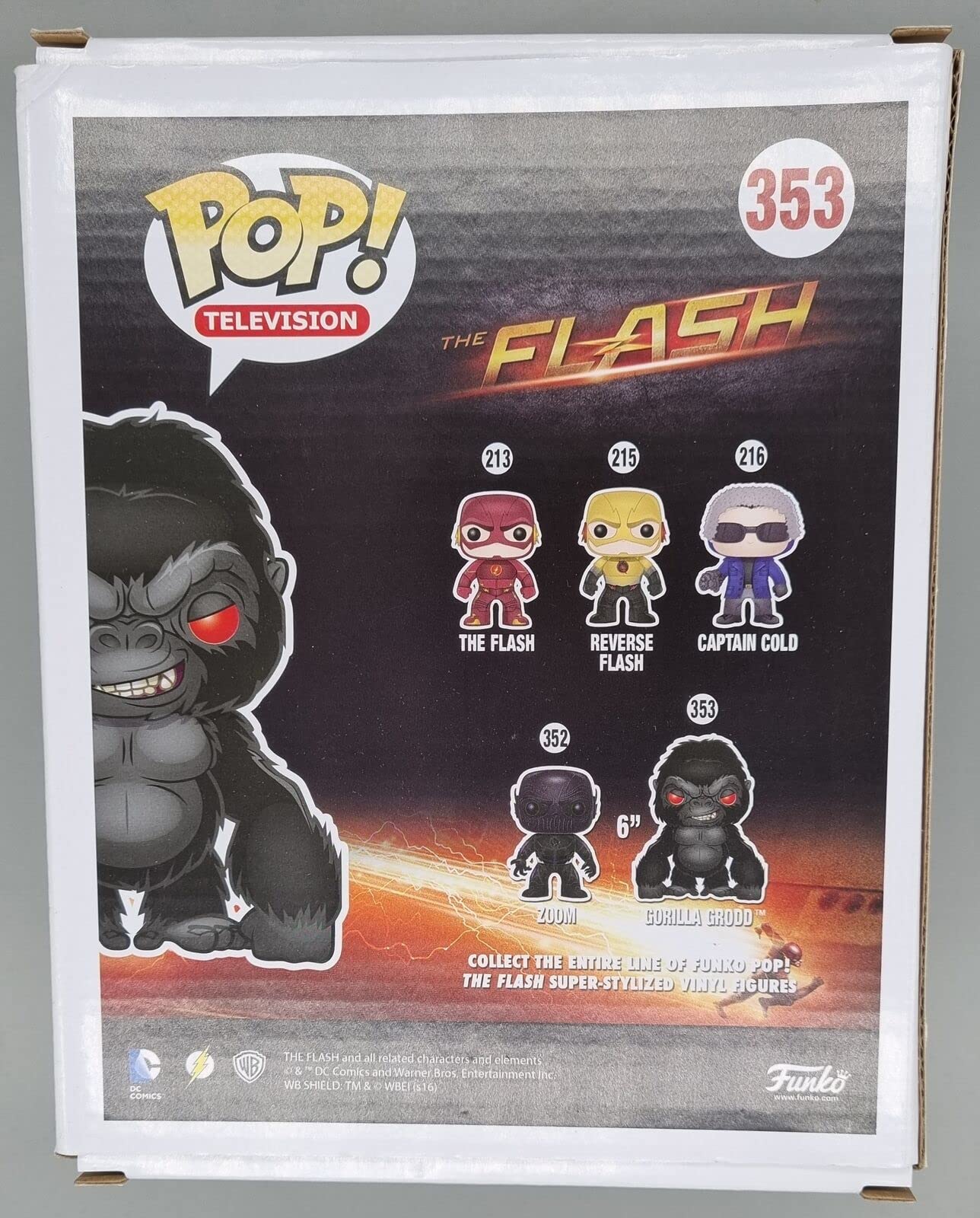 Funko Pop Tv: The Flash - Gorilla Grodd 2016 Summer Convention Exclusive Vinyl Figure