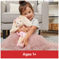 GUND Curtsy Ballerina Bunny Plush Stuffed Animal, Pink, 15", Cream Plush Fur, Ages 1+