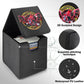 Card Deck Box For Ygo Mtg 3D Sculpted Relief Deck Box 110 Card Storage Box Trading Games Leather Storage With Divider (Sky Drago