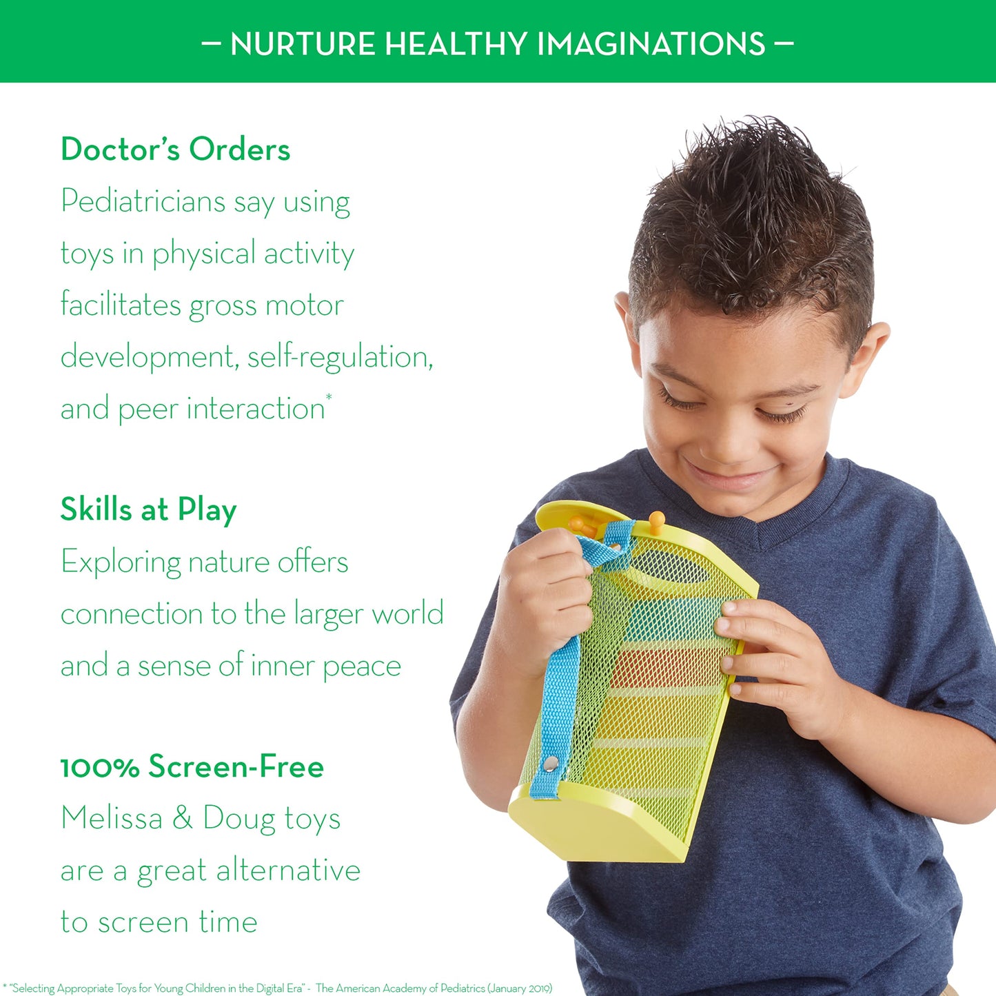 Melissa & Doug Giddy Buggy Bug House Toy, Green, Plastic, 1 EA, Model 6703, Carrying Handle, Easy-Access Door, Ages 3+