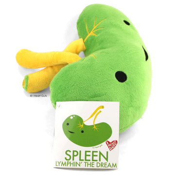 I Heart Guts Spleen Plush - Lymphin The Dream - 9 Immune System Stuffed Organ Toy for Spleen Removal, Splenectomy Recovery, Aut