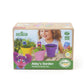 Green Toys Sesame Street Abby'S Garden Planting Activity Set - 17 Piece Kids Outdoor Toy Set With Seeds And Stickers. No Bpa, Phthalates, Pvc. Dishwasher Safe, Recycled Plastic, Made In Usa.