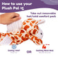 Wild Baby Giraffe Stuffed Animals, Warmie For Kids, 10 Inch, Microwavable, Heatable Clay Beads, Squishmallow Plush Pal With Dried Lavender Aromatherapy, Soft & Cuddly, Kids Gifts Box Ready