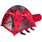 Pacific Play Tents Kids Lady Bug Dome Tent And Crawl Tunnel Combo For Indoor / Outdoor Fun