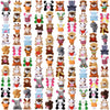 Zhanmai 100 Pcs Mini Plush Stuffed Animal Bulk Small Animal Toys Keychain Party Favors Easter Egg Stuff For Kids Birthday Valentine Carnival Classroom Prizes Gift Goodie Bag Filler (Forest Animals)