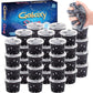 24 Pack Black Galaxy Slime Party Favors for Girls & Boys, Galaxy Star Slime Cup Bulk, Super Soft Sludge Toy, Wet, Non Sticky, Bi