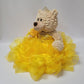 KINNEX COLLECTIONS SINCE 1997 20'' Quince Anos Quinceanera Last Doll Teddy Bear with Dress (Centerpiece) ~ ARC16832-11R (Yellow)