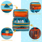 Sun3drucker Carrying Case for Toniebox - Large Blue Polyester Travel Bag for Accessories, Headphones & Charging Station, Model TN010