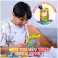 Sky Castle GooGames Hand-Held Water Game, Medium Size, Non-Toxic Plastic, Refillable, Fruits Color, 3 Game Cards Included