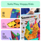 PicassoTiles 100 Piece Magnetic Playboards Tiles Set Magnet Toys for Toddlers STEM Building Blocks Sensory Creative Kids Manipul